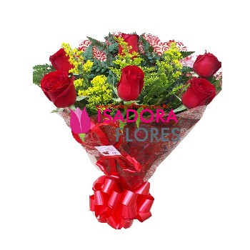 Chamego com rosas vermelhas