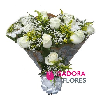 Buquê rosas Brancas