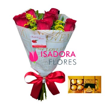 Buquê com Ferrero